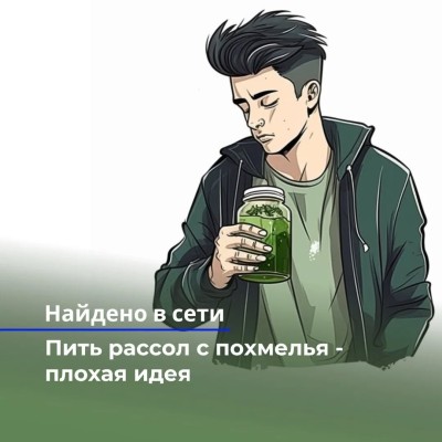 Пить рассол с похмелья - плохая идея