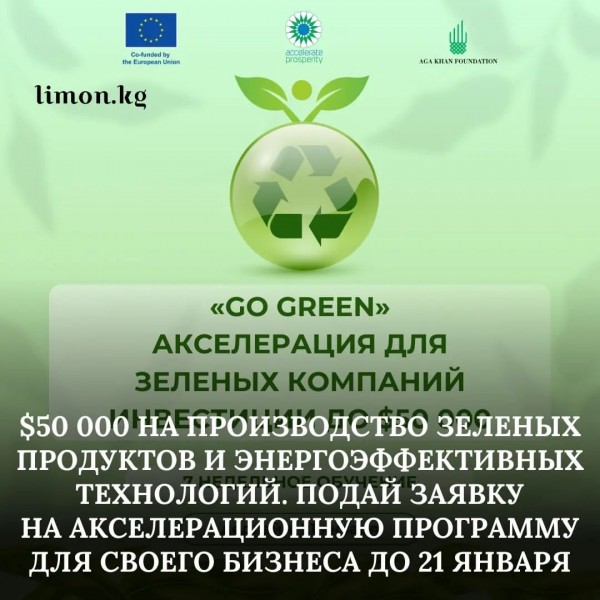 Программа акселерации “Go Green” для зеленых компаний