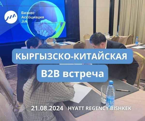 Кыргызско-Китайская B2B встреча с предпринимателями из Китая