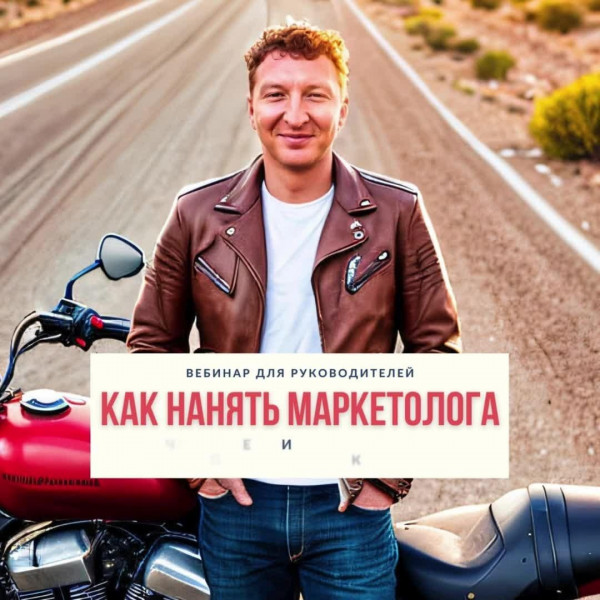 Вебинар для руководителей: "Как нанять крутого маркетолога: который завалит отдел продаж заявками, и не сольет бюджет"