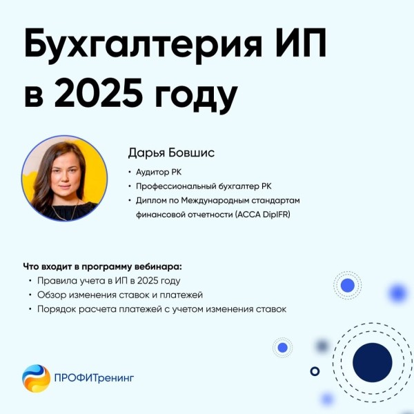 Бухгалтерия ИП в 2025 году