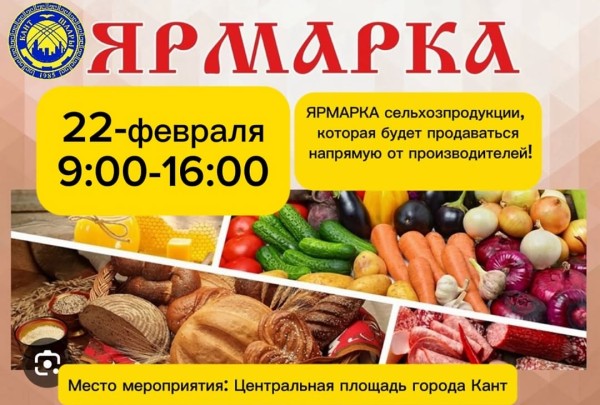 Ярмарка по продукциям сельского хозяйства в Канте