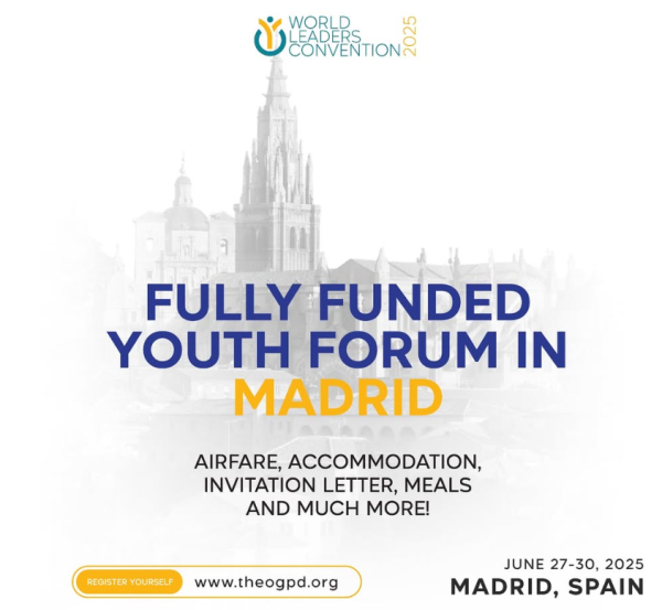 Fully funded yoth forum in Madrid