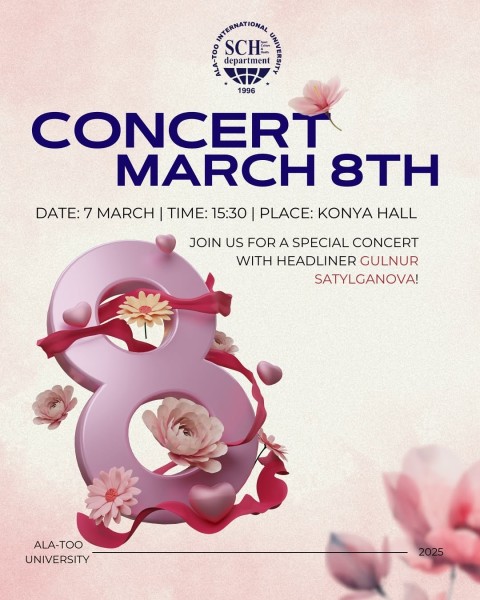 Concert on March 8th