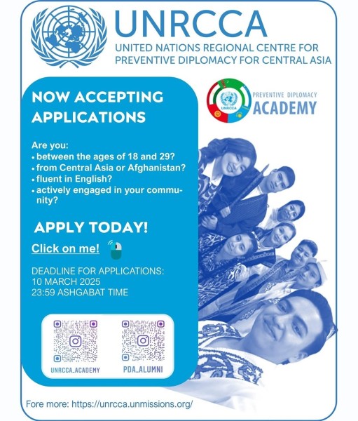 UNRCCA PREVENTIVE DIPLOMACY ACADEMY 2025