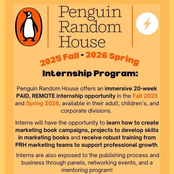 Стажировка в Penguin Random House по маркетингу детских книг на осень 2025 – весну 2026 года