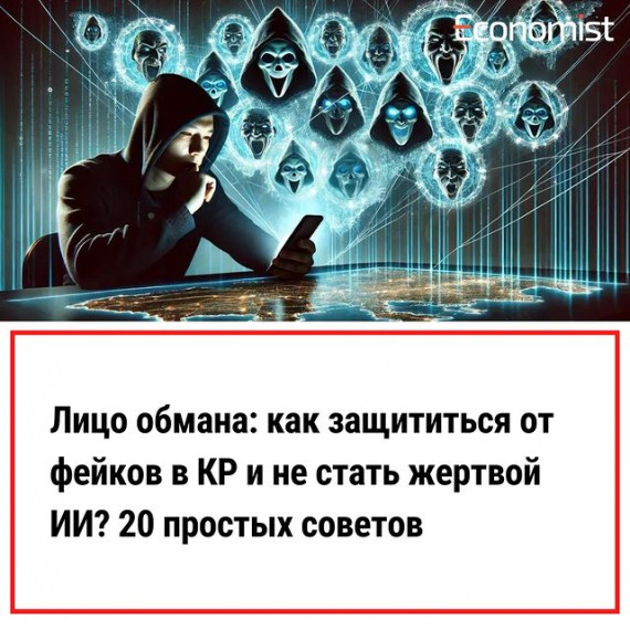 Лицо обмана: как защититься от фейков в КР и не стать жертвой ИИ? 20 простых советов