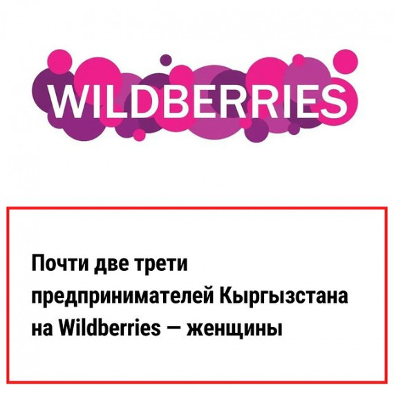 Почти две трети предпринимателей Кыргызстана на Wildberries — женщины