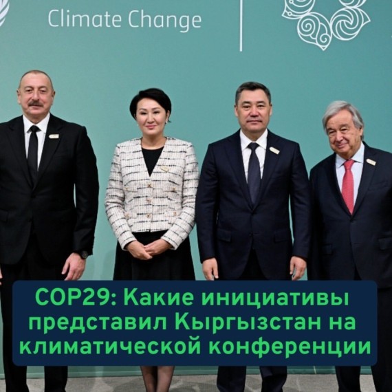 COP29: Какие инициативы представил Кыргызстан на климатической конференции 