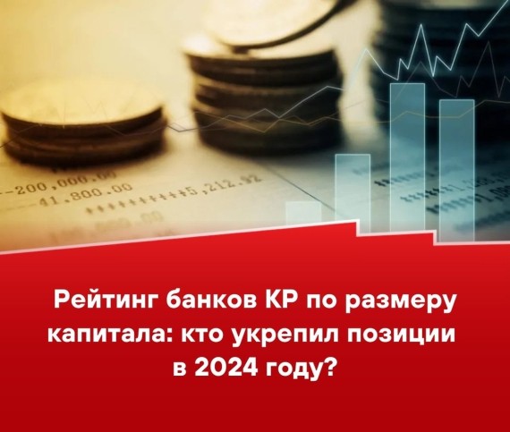 Рейтинг банков КР по размеру капитала: кто укрепил позиции в 2024 году?